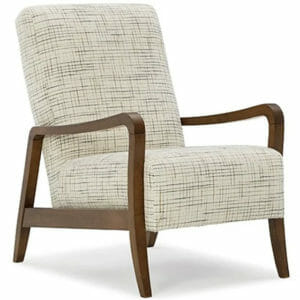 best rybe 3100 accent chair with wood arms