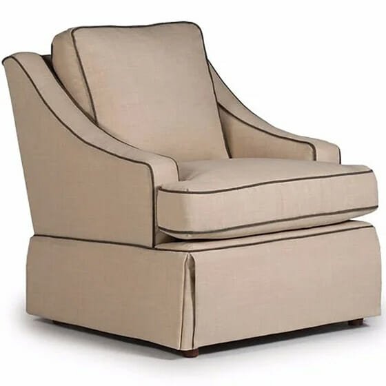 best 2147 ayla swivel glider choice of fabric colors made in u.s.a.
