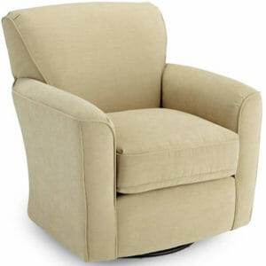 best kaylee 2888 swivel barrel chair choice of colors made in u.s.a. reversible seat cushion