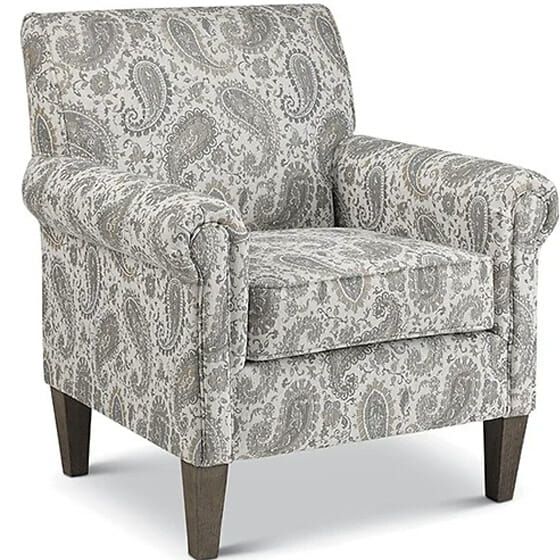 best mcbride 4010 accent chair with rolled arms