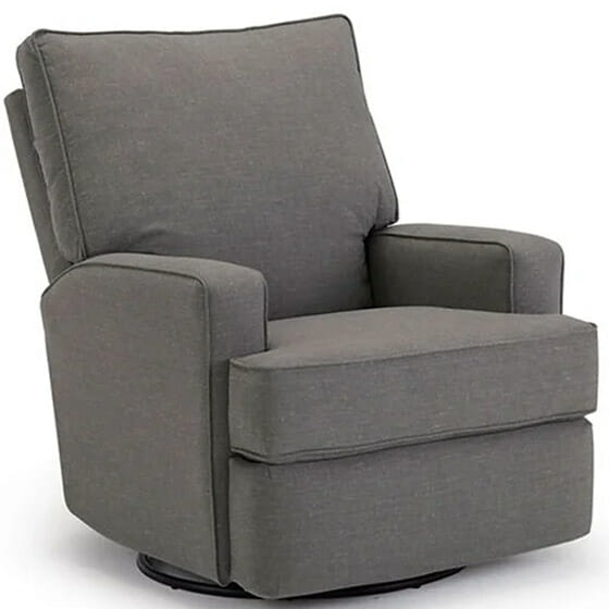 best kersey 5ni45 swivel glider with inside reclining handle