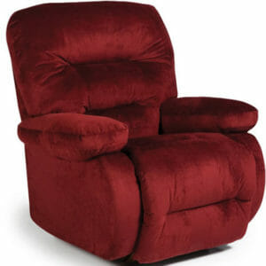 best 8n45 maddox swivel glider recliner, choice of fabric or genuine leather