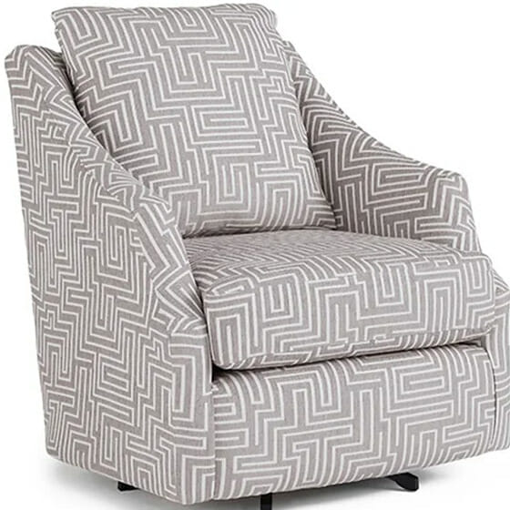 best 2278 flutter swivel chair with reversible cushions