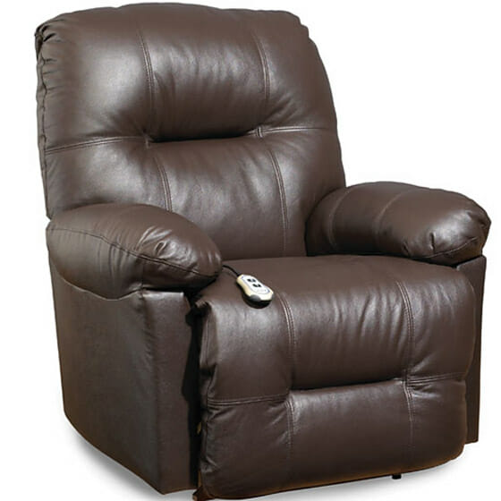 best 9mw21 zaynah genuine leather power lift recliner, available in fabric