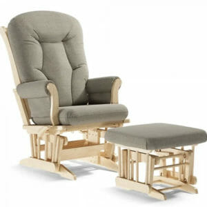dutailier 858100 glider rocker choice of wood finish and fabric