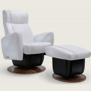 dutailier avant glide austin swivel glider recliner available in leather or fabric