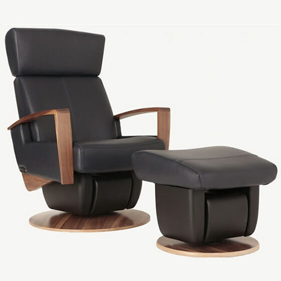 dutailier orlando modern swivel glider recliner, choice of leather or fabric