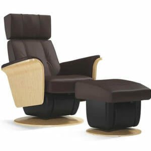 dutailier avant glide portland stressfree glider, comes in leather or fabric