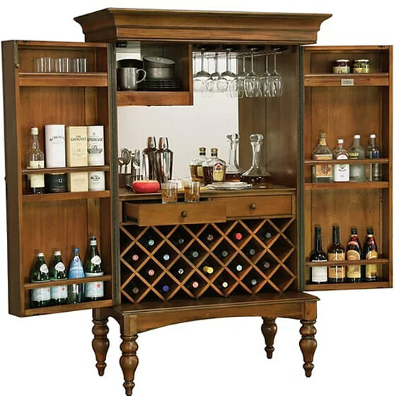 howard miller wine and bar cabinet 695015 toscana