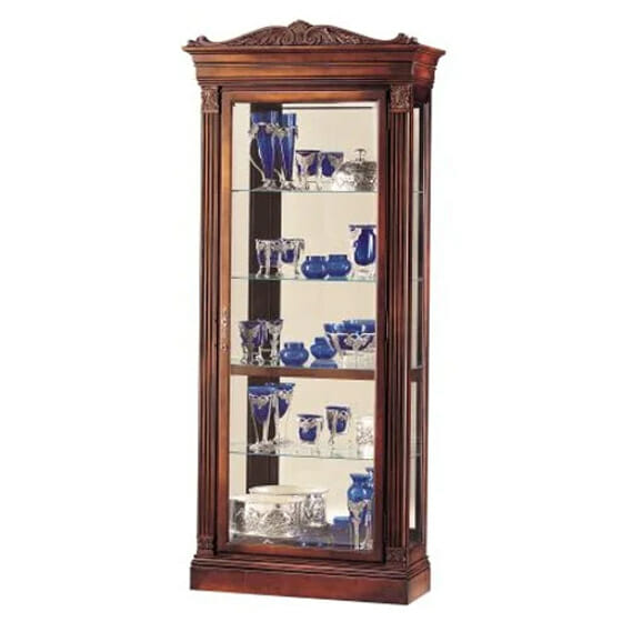 howard miller 680-243 embassy front opening curio cabinet