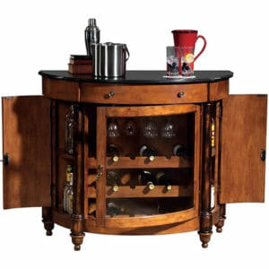 howard miller 695-016 merlot valley wine console