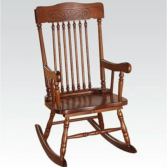 ame 59218 kids wood rocking chair