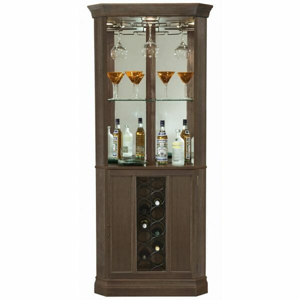 howard miller corner bar and wine cabinet piedmont IV